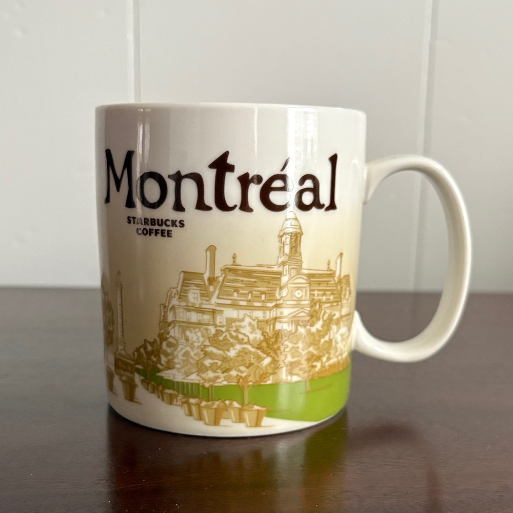 2012 STARBUCKS MONTREAL CANADA ICON MUG 16oz. EXCELLENT CONDITION!!